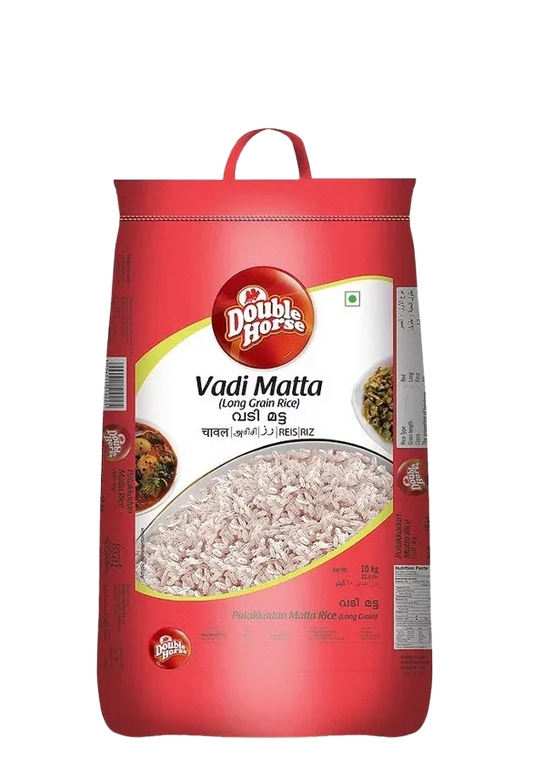 DOUBLE HORSE MATTA RICE 10KG - Kashmir Watan Foodstores