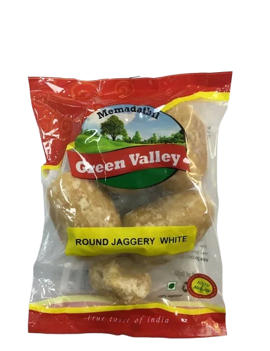 GV ROUND JAGGERY WHITE 1KG - Kashmir Watan Foodstores