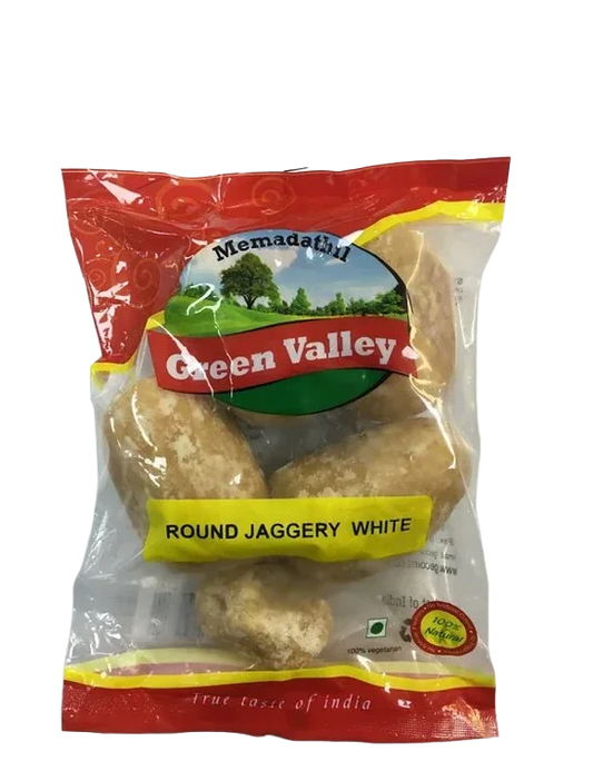 GV ROUND JAGGERY WHITE 1KG - Kashmir Watan Foodstores