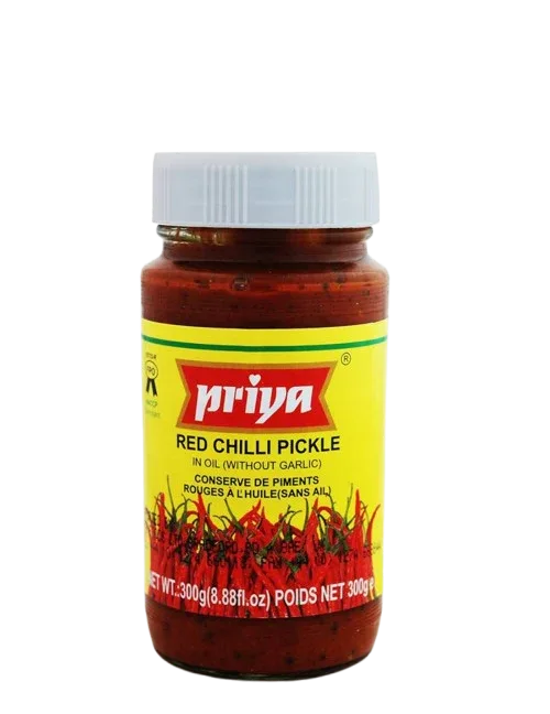 GONG-RED CHILLI PICKLE 300G (PRIYA) - Kashmir Watan Foodstores