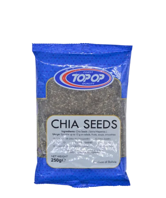 TOP OP CHIA SEED 250G - Kashmir Watan Foodstores