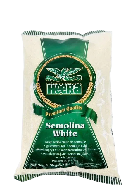 HEERA WHITE SEMOLINA 1.5KG - Kashmir Watan Foodstores