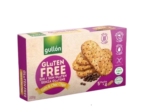 GULLON GLUTEN FREE OAT CHOC CHIP 220g - Kashmir Watan Foodstores