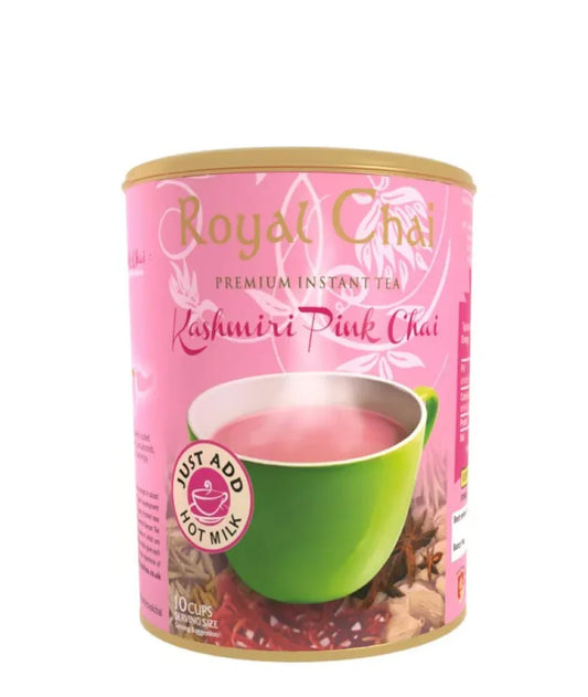 ROYAL CHAI KASHMIRI PINK SWEETENED TUB 400g - Kashmir Watan Foodstores